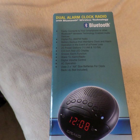 Craig Portable Audio & Video Craig Dual Alarm Clock Radio With
